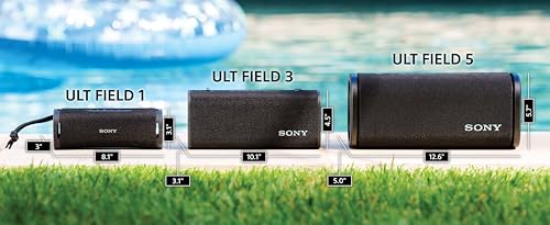 Sony Bocina Ultra portátil inalámbrica ULT Field 1 con Graves Profundos y potentes