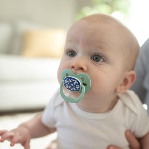 Chupetes Stage 1 Dr. Brown's Azul Resplandor en la Oscuridad 0-6 Meses
