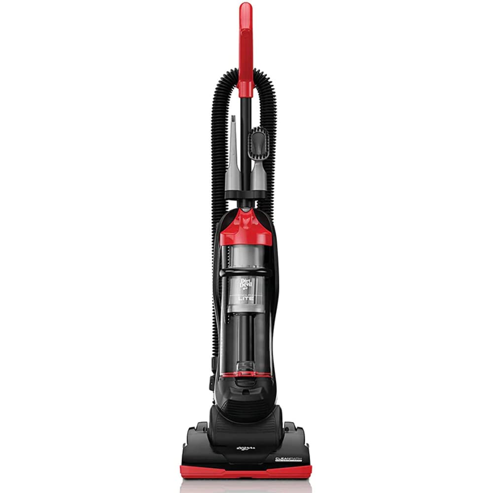 Dirt Devil Endura Lite Aspiradora Vertical sin Bolsa para alfombras y Suelos Duros, Potente, Ligera, con Cable para Uso doméstico