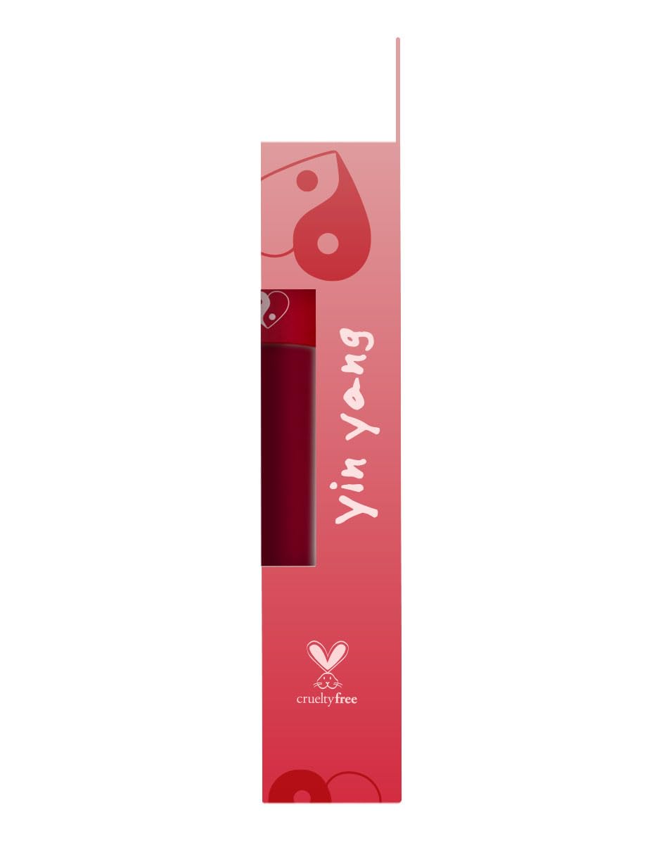 Republic Cosmetics Yuya Tinta multiusos Yin Yang de larga duración para labios, ojos y mejillas con extracto de Aloe Vera Color Rojo