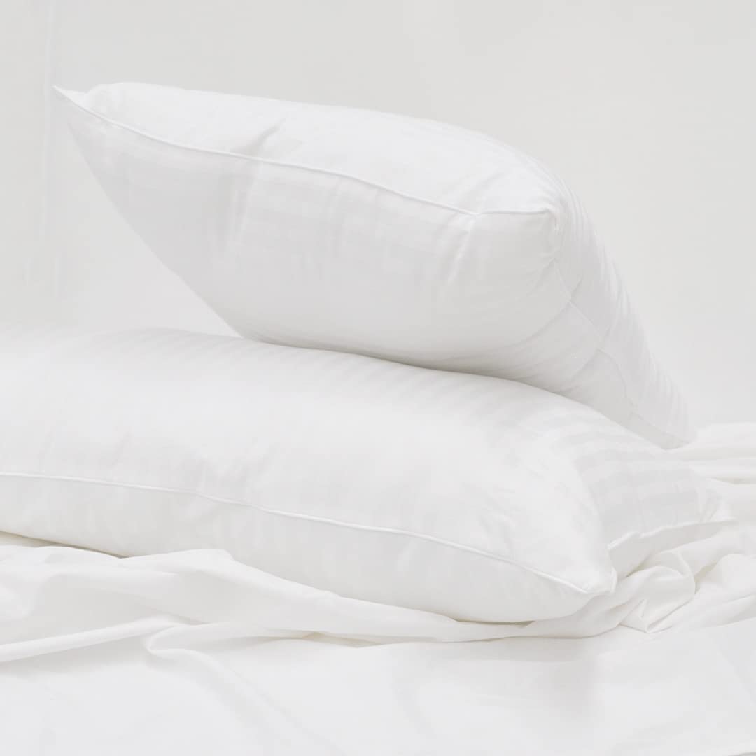 Almohadas Spring Air Blanco 100% Algodón Firme Paquete de 2