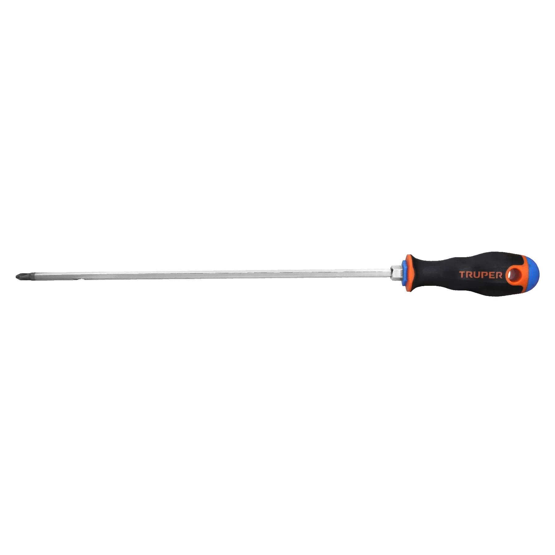 Desarmador de Cruz Truper Naranja Mango Comfort Grip