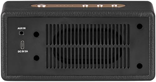 Crosley CR3113A-BK Montero - Altavoz Bluetooth Recargable portátil pequeño, Color Negro