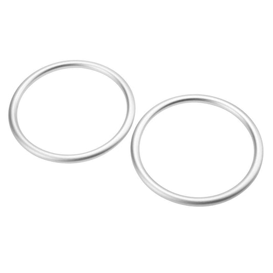 Anillo de cabestrillo para bebé Anillos de envoltura de aluminio Anillo portador Accesorio para niños recién nacidos Gran tamaño Baby Sling Rings para portabebés y eslingas