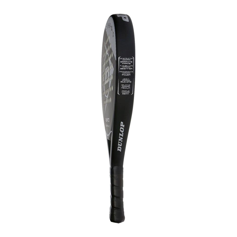 Dunlop Rapid Power 4.0 - Padelbat (4.0), Color Negro y Gris