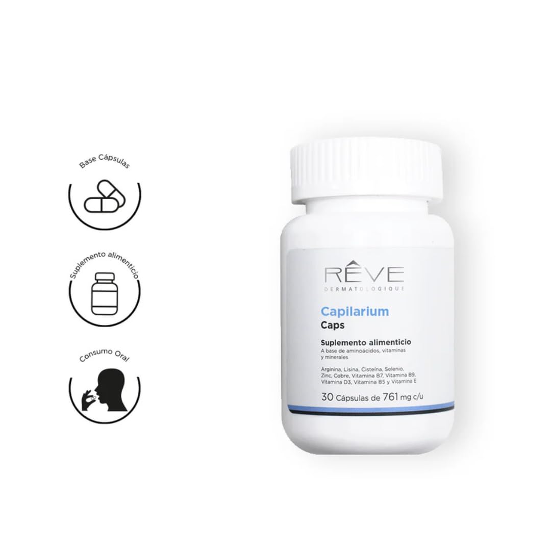 Cápsulas Capilarium Reve Dermatologique 30 Piezas