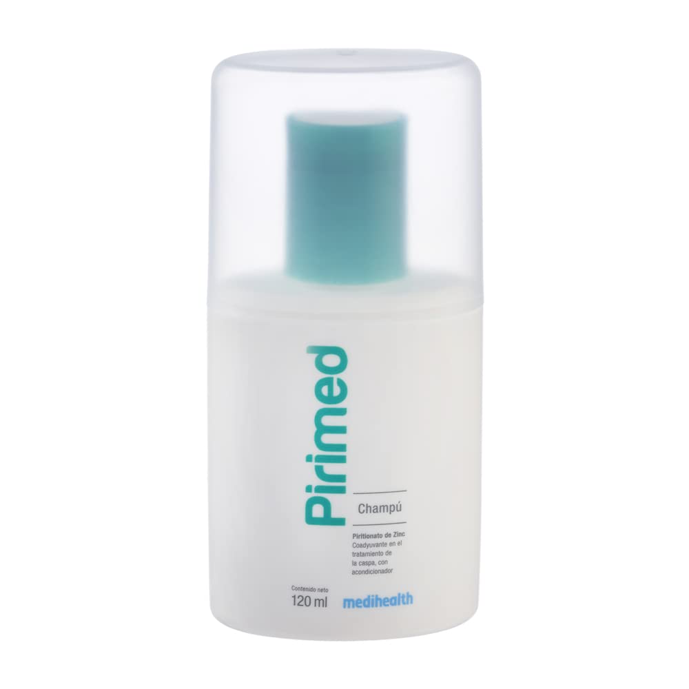 Pirimed Champú | tratamiento anticaspa | coadyuvante en el tratamiento de la caspa | frasco con 120ml