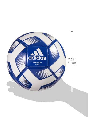 adidas Starlancer Club - Pelota Unisex para Adultos, Color Azul Real/Blanco, 3