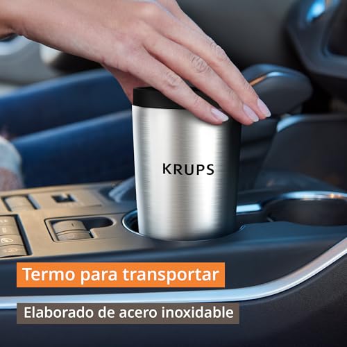 Cafetera de Filtro KRUPS Simply Brew 4 en 1 Plata con Filtro Permanente y Goteador