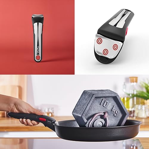 Juego de Sartenes T-fal Ingenio Natural On Azul con Mango Extraíble y Revestimiento Antiadhesivo para Cocina Saludable