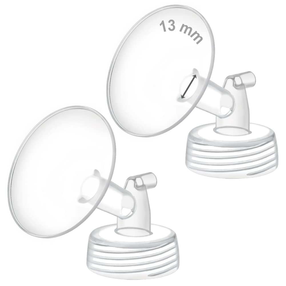 Pieza de bomba Maymom de cuello ancho para S1/S2; incluye Embudo de boca ancha; repuesto no original; reemplaza el protector de 13 mm de dos Embudos de Spectra.
