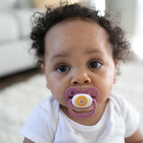 Chupetes Advantage Dr. Brown's Rosa 4-PK Etapa 1