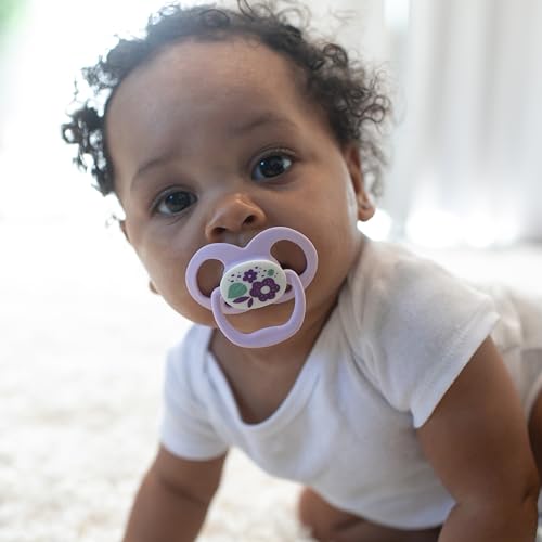 Chupetes Dr. Brown's Advantage Glow-in-The-Dark Rosa, 2 Piezas, Etapa 2, 6-12 Meses