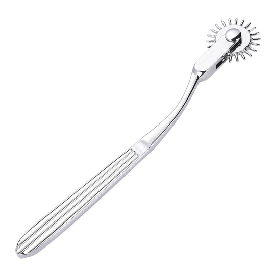 INNEDYOUMM Wartenberg Neuro Pinwheel de acero inoxidable 1 rueda redonda de 360° para probar la sensibilidad nerviosa (plata)