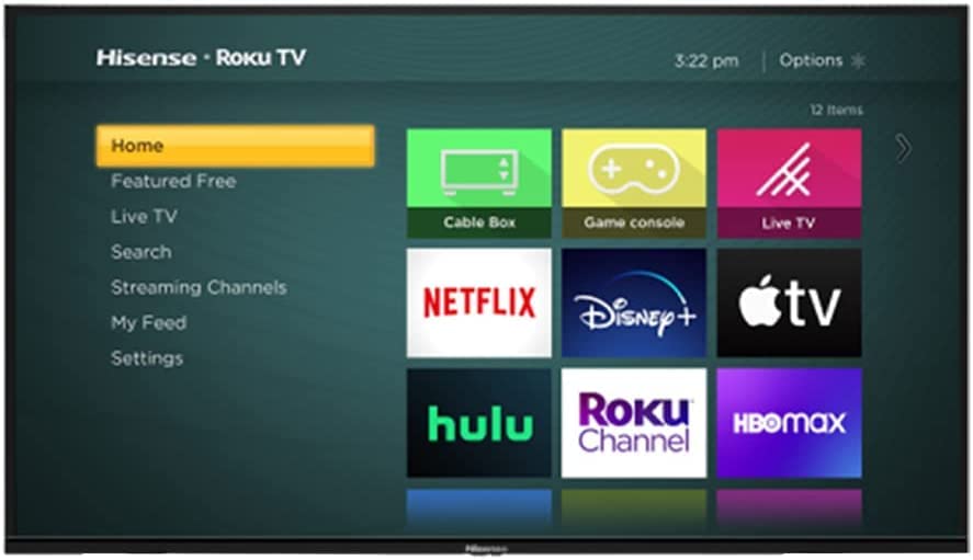 Hisense Television de 75 Pulgadas Serie R Class 4K Ultra HD, Pantalla LED Smart Roku TV con HDR Modo de Juego Funciona con Asistente Google y Alexa + Soporte de Pared (Sin Bases) (Reacondicionado)