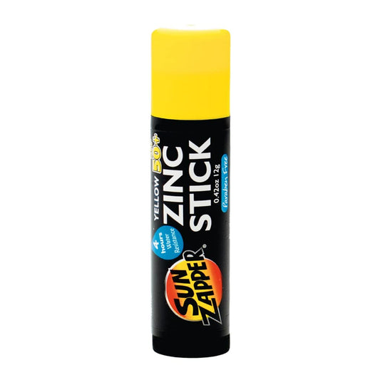 Protector Solar en Stick Sun Zapper Amarillo Zinc SPF 50+ Alta Protección Resistente al Agua Reef Safe