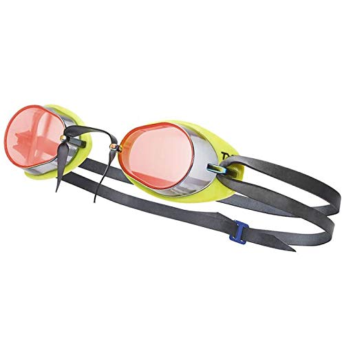Lentes TYR Socket Rockets 2.0 Metalizado Rojo Amarillo Fluorescente Una Talla