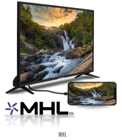 Televisión LED 43 Pulgadas Sceptre Full HD 1080P con 3 Puertos HDMI y Soporte de Pared (Reacondicionado)