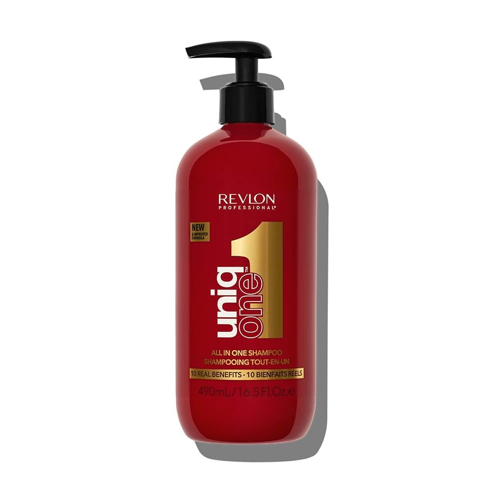 Revlon Professional UniqOne Champu y Acondicionador Tratamiento hidratante para el pelo 10 beneficios en 1 producto - 490 ml