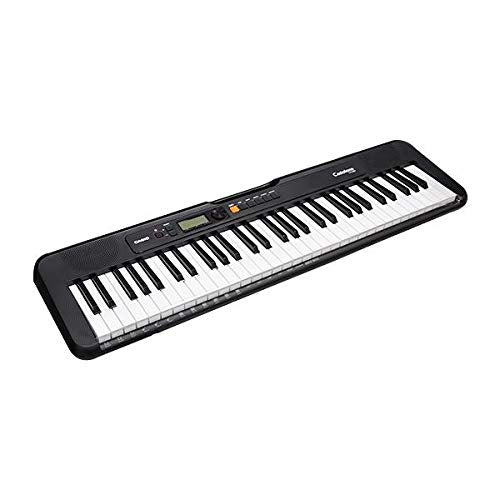 Casio CT-S200 Teclado Portatil con Eliminador, Negro