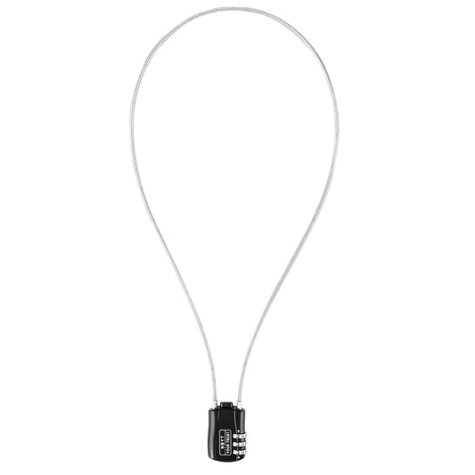 Lawnize - Candado de cable de alambre con código reiniciable, aleación de zinc, casco, equipaje y candado de snowboard