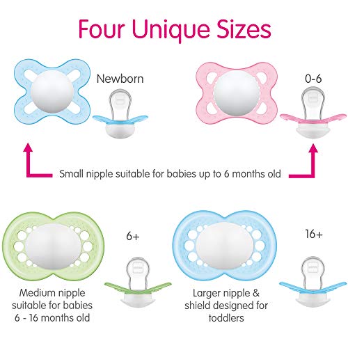MAM Camo Orthodontic Pacifier, Boy, 16+ Months, 2-Count