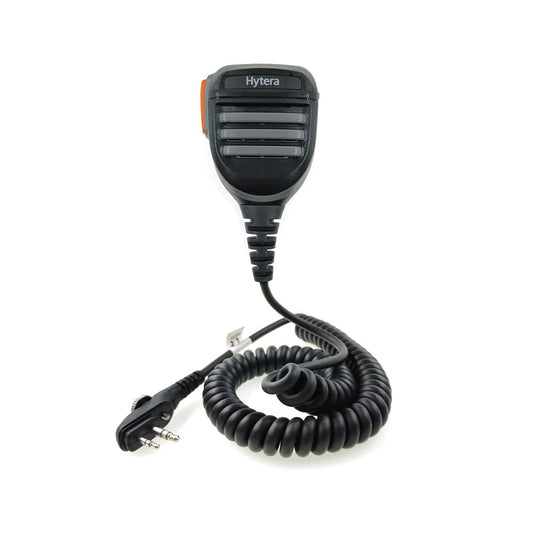 Micrófono Altavoz Portátil ANYSECU Negro IP54 para Radio Bidireccional Hytera