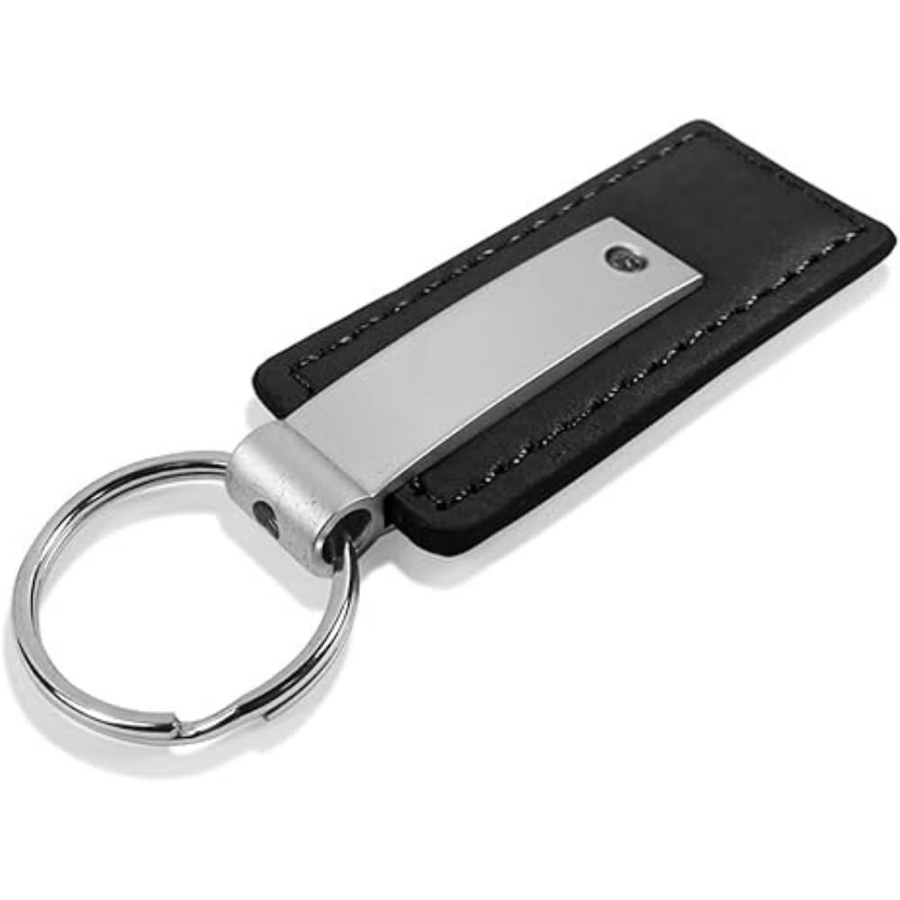 Au-TOMOTIVE GOLD, INC. Llavero de piel negro con licencia oficial para Ram 1500, Negro -, 1, Moderno