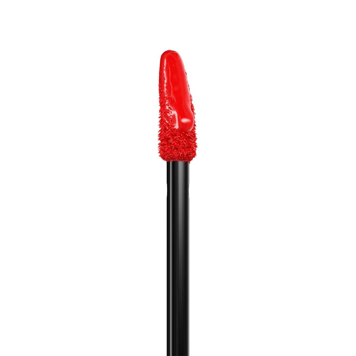 Labial líquido brillante Maybelline Super Stay Vinyl Ink Red Hot + Labial líquido indeleble Matte Ink, tono70 amazonian