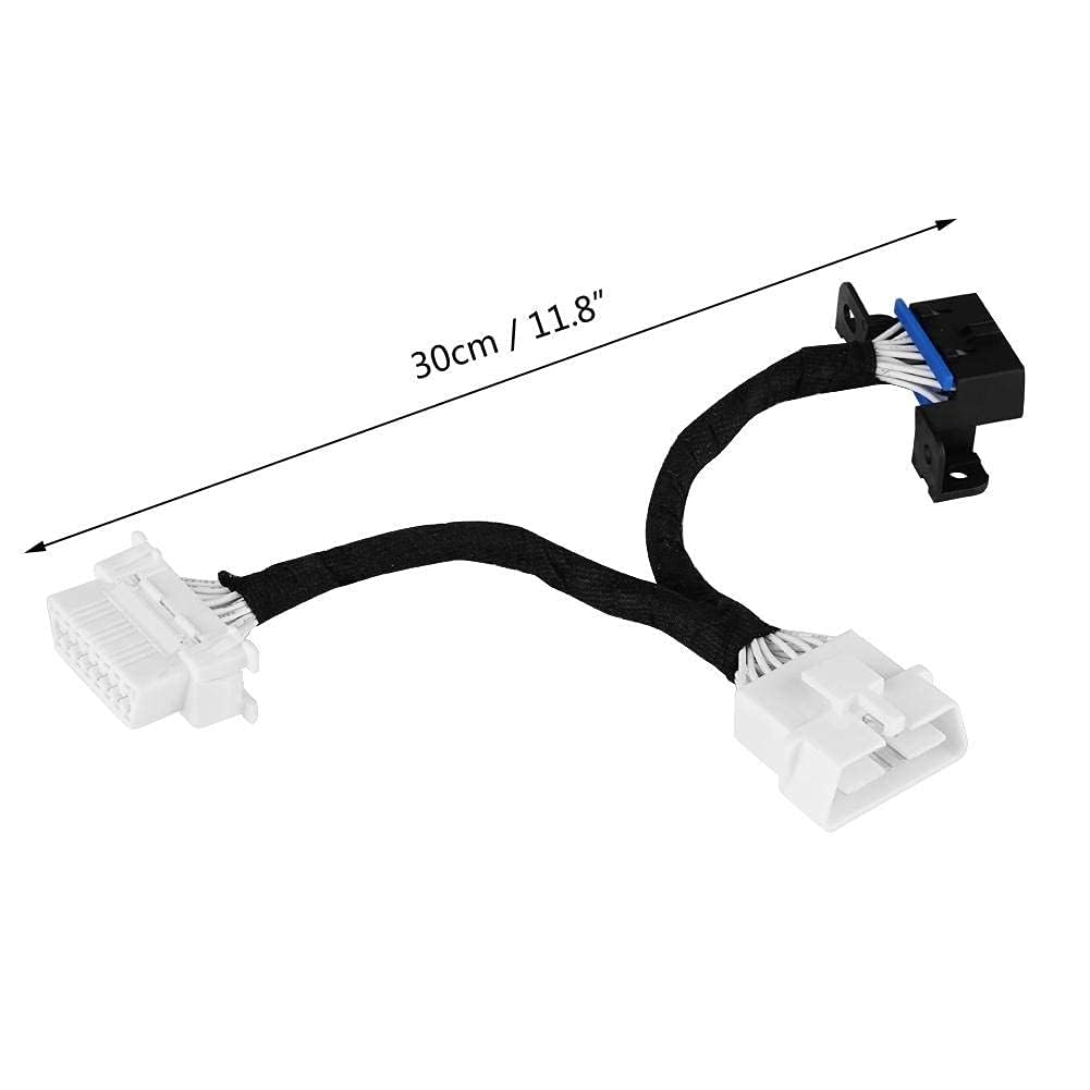 Cable Divisor OBD2 Aramox 16Pin Macho a Doble Hembra Extensor