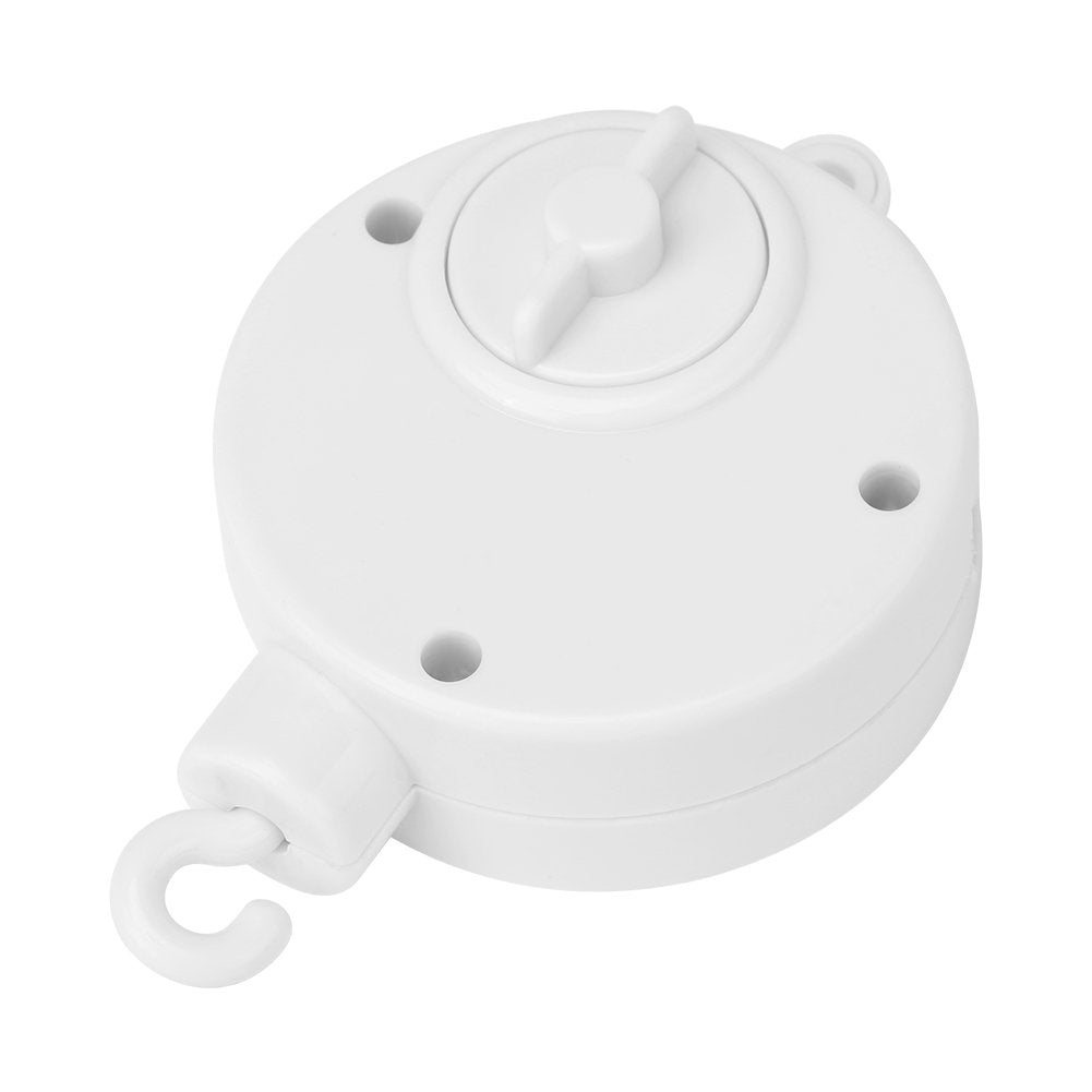 Móvil Musical Mecánico para Cuna de Bebé con Melodías Relajantes Blanco