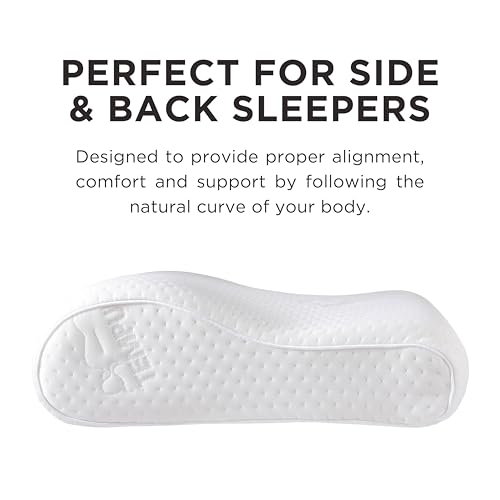 Almohada Tempur-Pedic TEMPUR-Ergo Neck Mediana Blanca Soporte Firme Cubierta Lavable