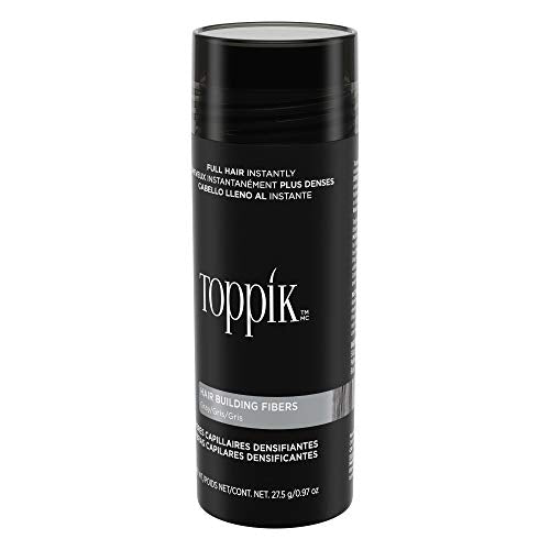 TOPPIK Fibras de construcción de pelo, Gris, 0.97 oz.