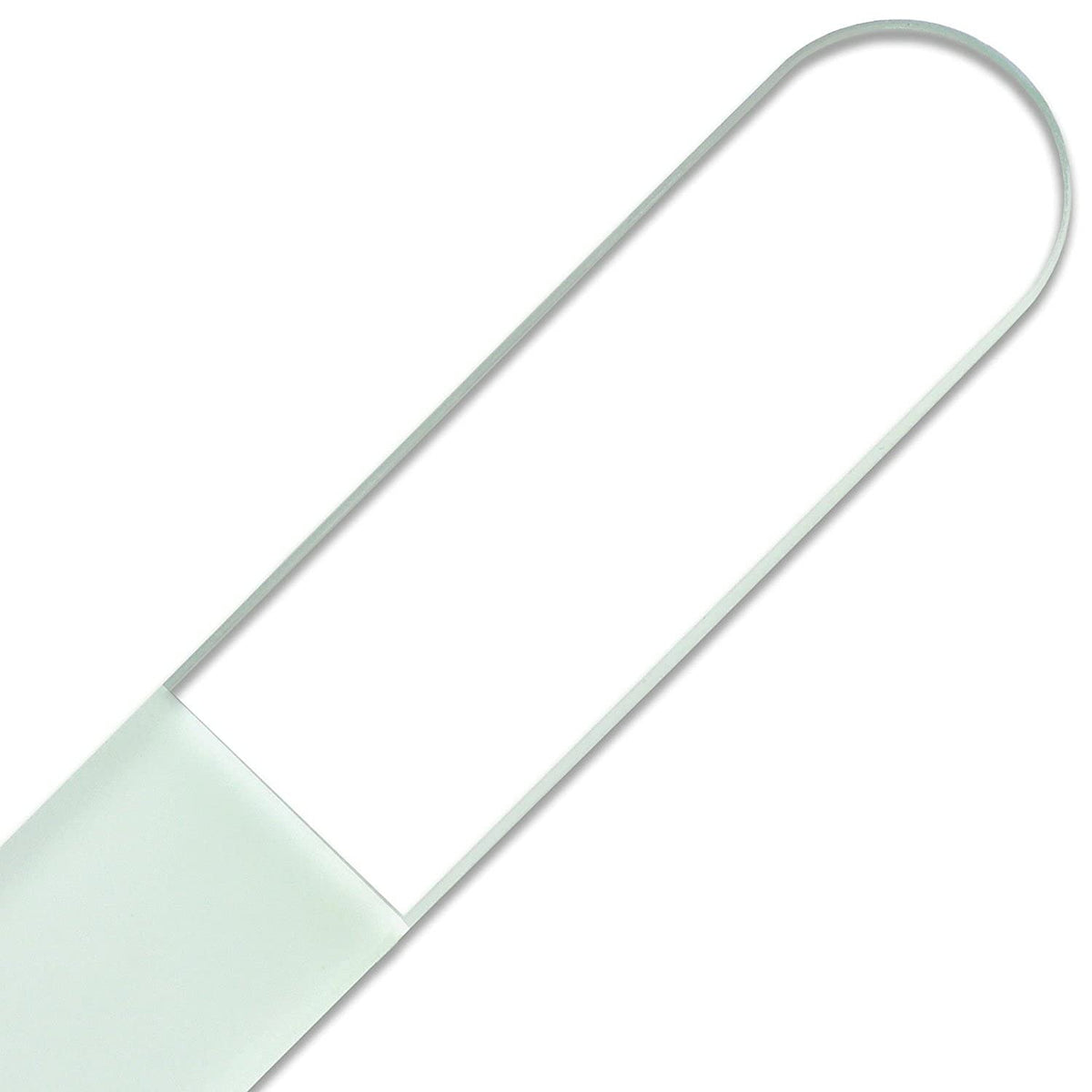 Mont Bleu - Lima de uñas de cristal profesional grande, cristal templado checo, hecho a mano en la República Checa