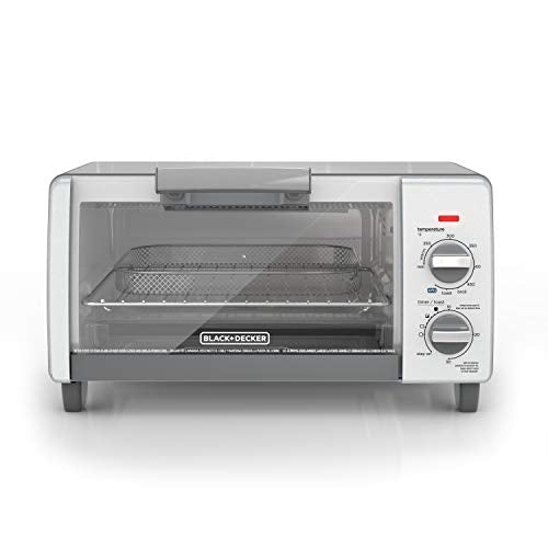 BLACK+DECKER TO1785SG - Tostador de 4 rebanadas, color gris