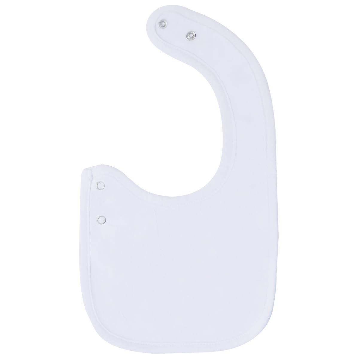 Maiwa - Juego de 6 baberos para bebé, 100% algodón, impermeable, cierre a presión, diseño unisex para bebés y niñas, ideal para babear, dentición y alimentación, fácil de limpiar, artículos esenciales duraderos para bebés