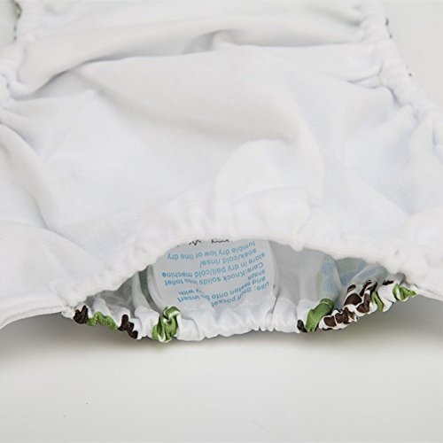 (Floral) - Sigzagor 2 to 7 years old Junior Big Cloth Nappy,Nappy,Pocket Reusable Washable,Baby Kids Toddler For Girls (Floral)