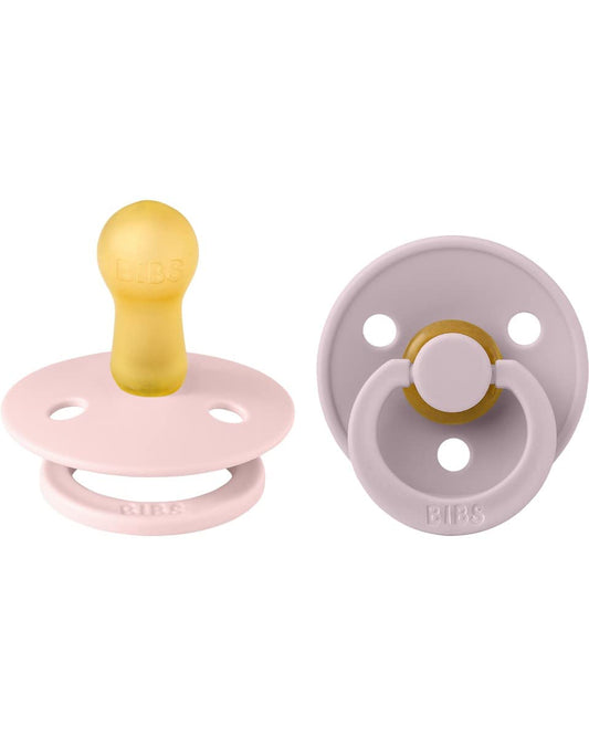 BIBS 5713795241170 PACIFIER, Blossom/Dusky Lilac, 2 piezas