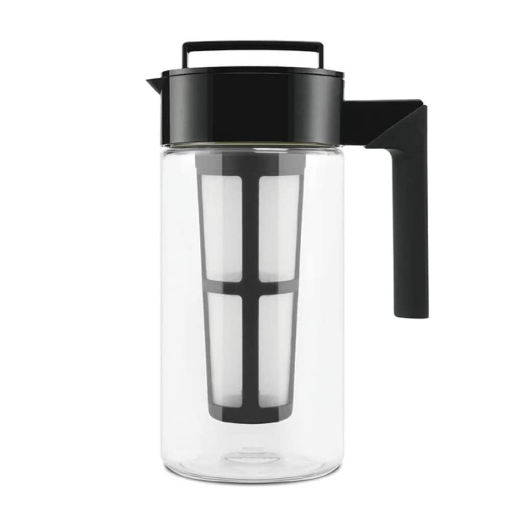 Cafetera Deluxe Cold Brew Takeya Negro 1 Cuarto de Galón