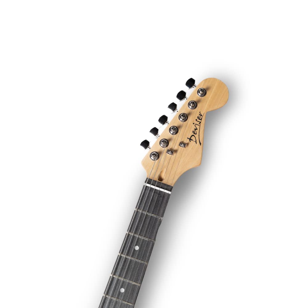 Guitarra Eléctrica Deviser L-g1, Sombreada Con Funda Y Cable