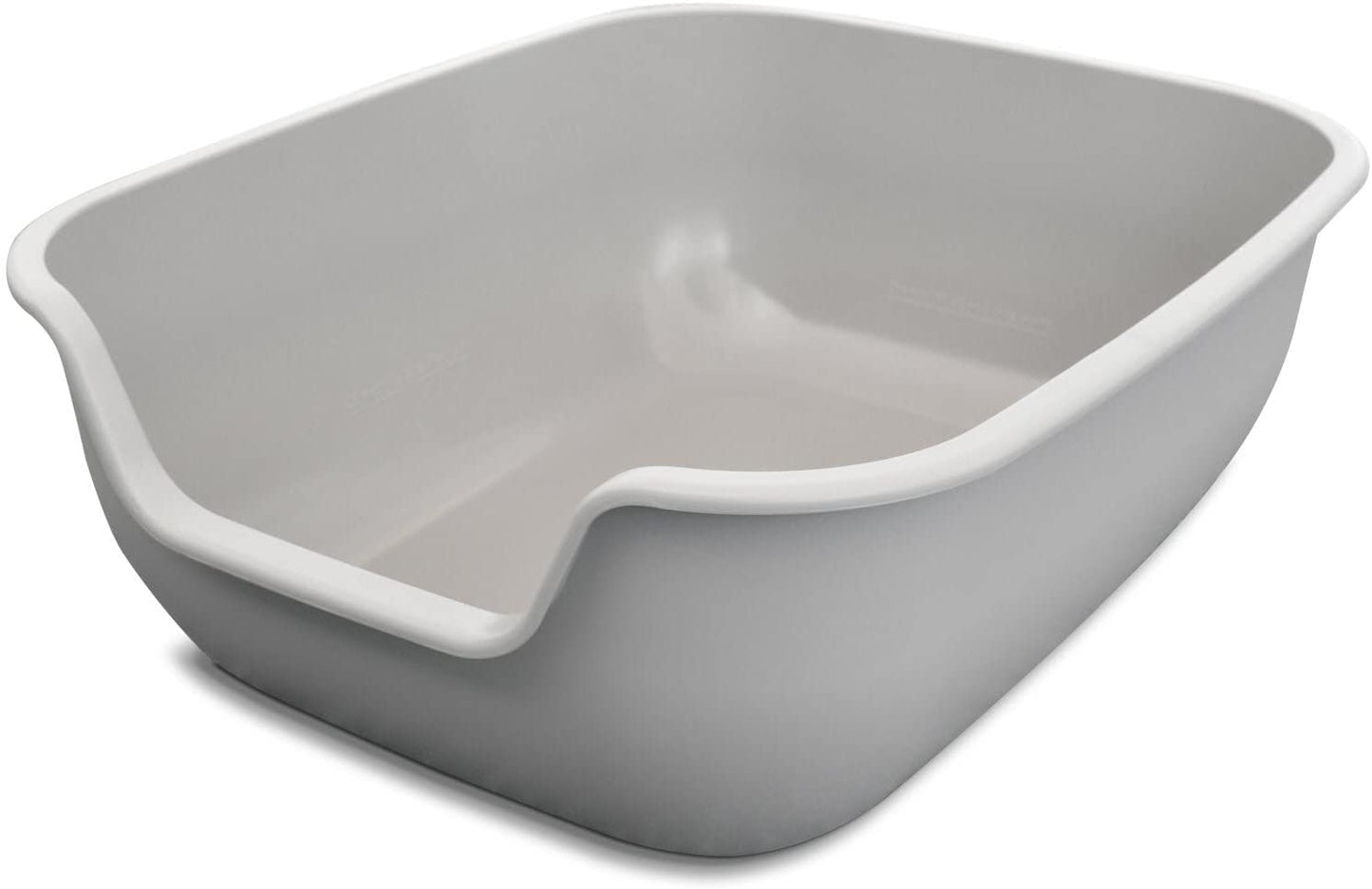 Caja de Arena para Gatos PetFusion Grande Revestimiento Antiadherente Higiene Superior Plástico ABS Fuerte