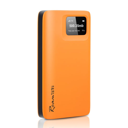 Punto de Acceso Móvil RoamWiFi 4G LTE Portátil 10 GB EE. UU. y 1 GB Global 30 Días 10 Dispositivos 170 Países Sin Contrato