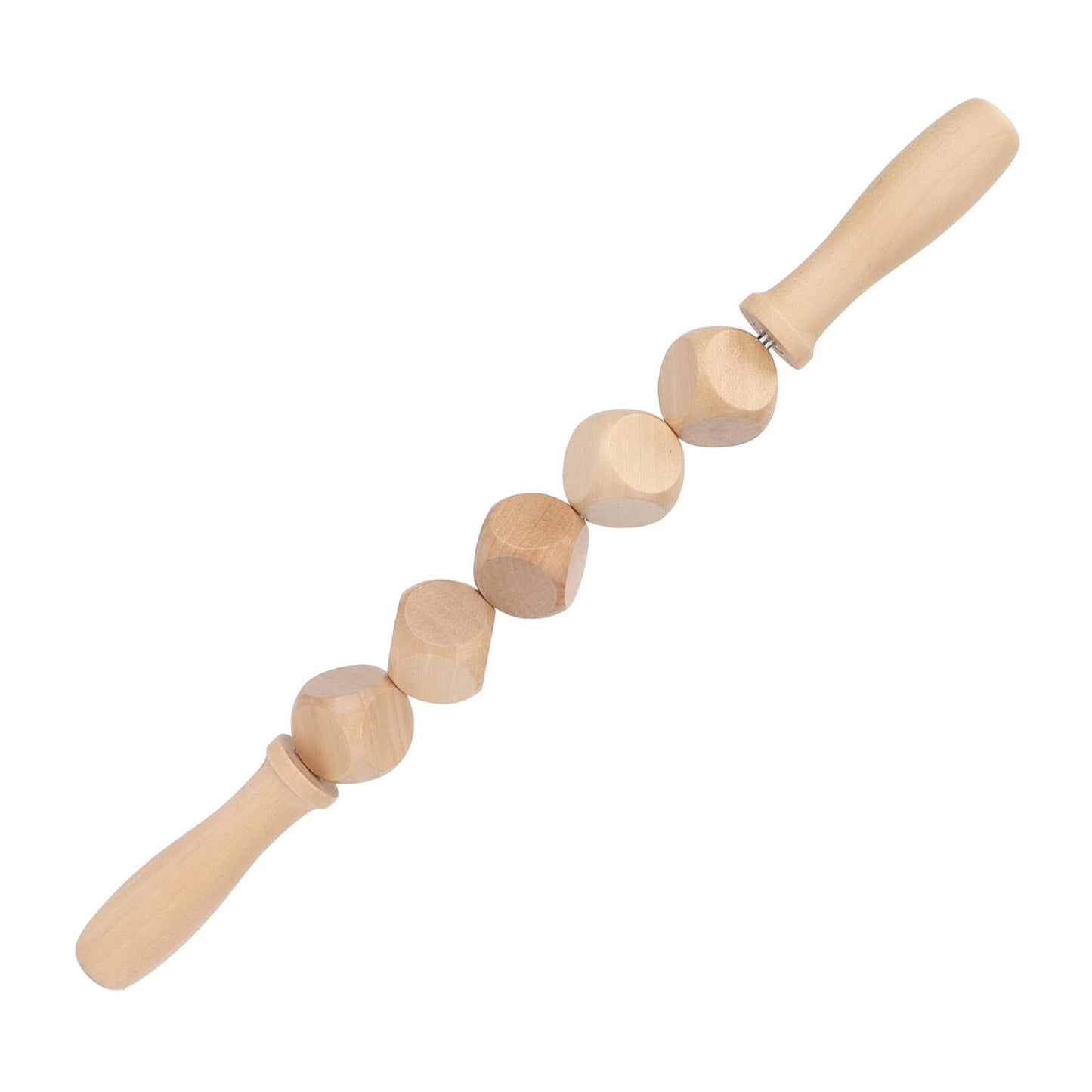 Herramienta de Masaje de Madera, Rodillo de Masaje de Madera Manual, Rodillo de Mano Duradero, Masajeador de Punto de Activación para Fascia, Celulitis, Abdomen, Relajación Muscular