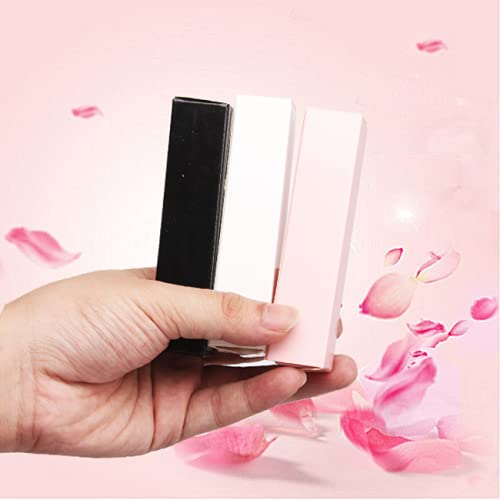 50 paquetes de 23x23x103mm papel lápiz labial caja de lápiz labial lápiz labial tubo caja embalaje cosmético regalo embalaje (rosa)