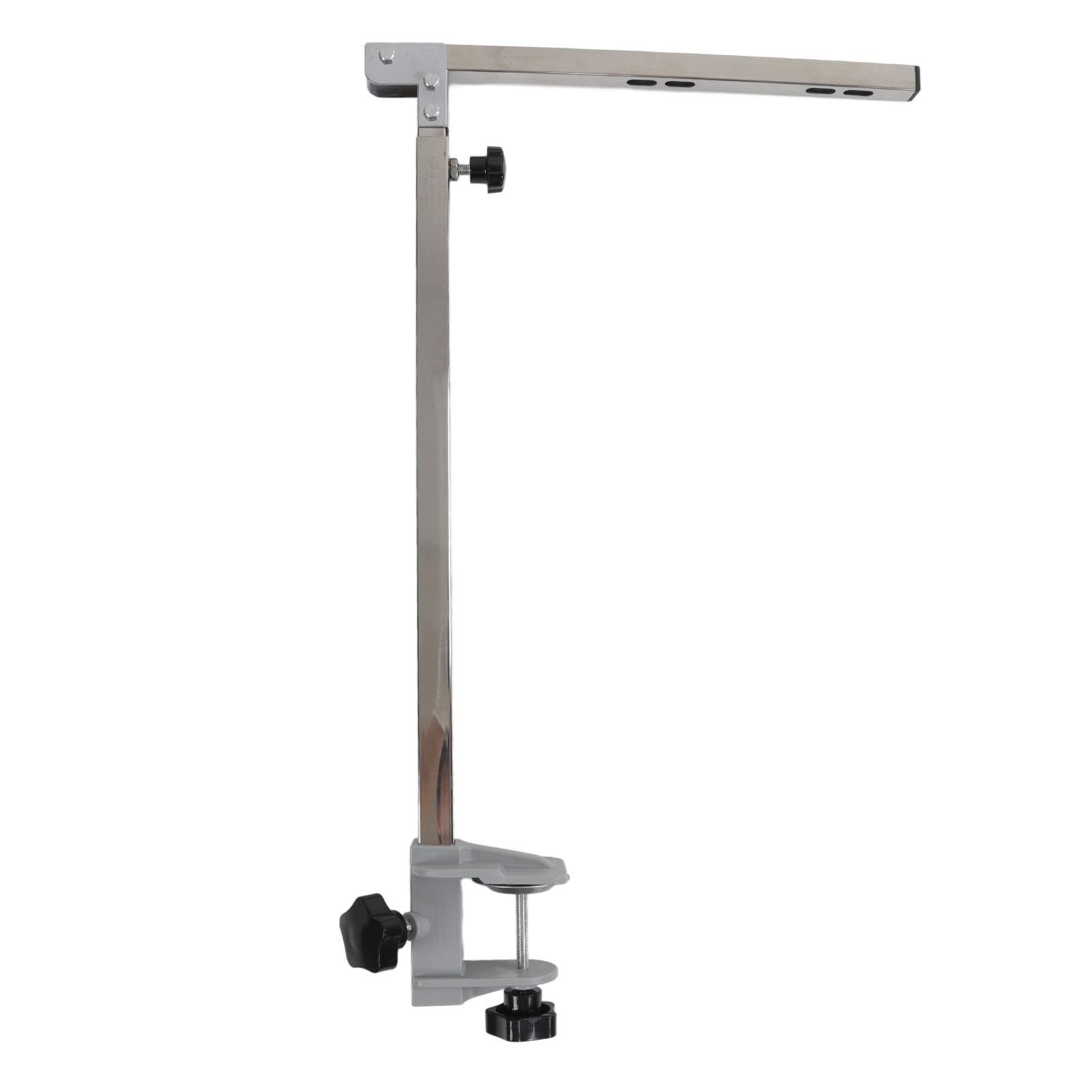 Brazo Ajustable para Aseo de Mascotas, Brazo de Mesa de Aseo para Perros, Cómodo Brazo de Acero Inoxidable Fuerte y Resistente, Altura Portátil Ajustable de 35 Pulgadas para Interior para Dueño de