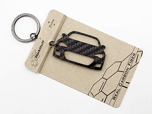 BlackStuff Llavero de fibra de carbono compatible con BRZ BS-824