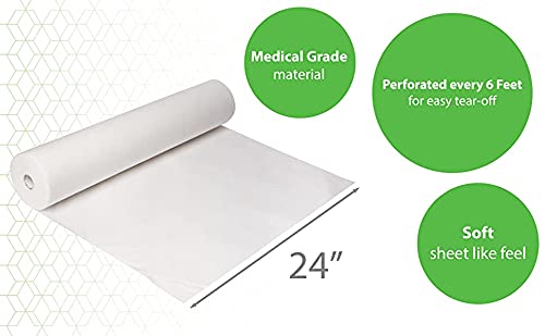 Rollo de Cama Desechable RSL89 Blanco para Masaje y Spa