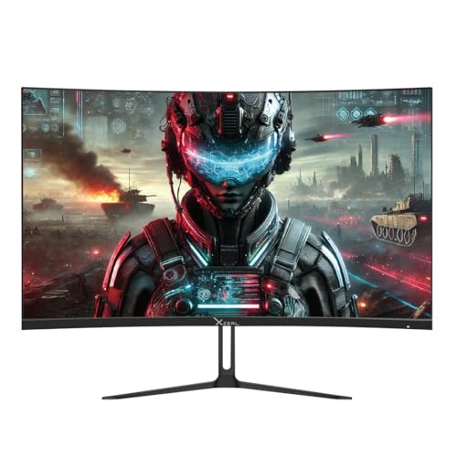 Monitor Xzeal 23.8" Xzeal XST-570-1 Panel Curvo VA FHD 100Hz 5ms 1xVGA + 1xHDMI + Vesa 100x100mm Negro