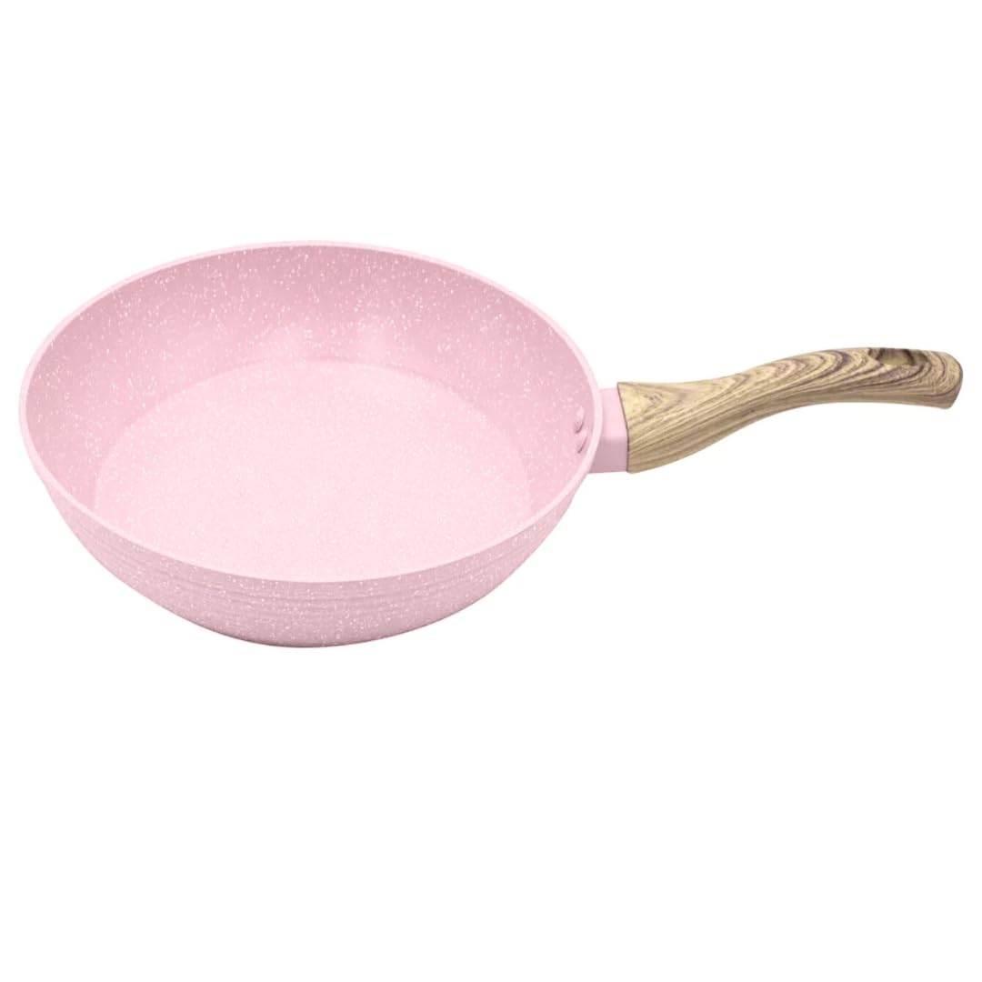 Bateria Cocina Antihadererent Marmol Premium Mod. LCS005 Hecho en KOREA (Rosa Palido)