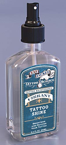 Tatjacket Vibrant Tattoo Shine Spray, 3.4 Ounce